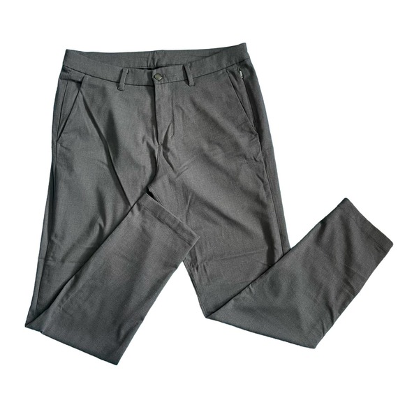 Lululemon Slim Tapered Twill Trousers Dark  Gray 32” Men’s Size 34 - Picture 1 of 8